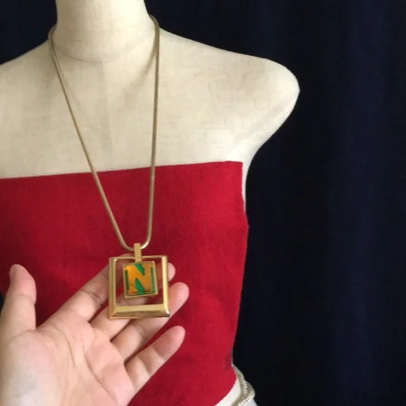 🖤24K GP💕N pendant necklace - Picture 3 of 14